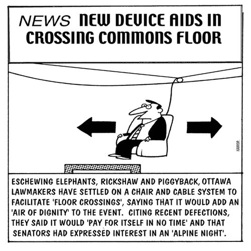 News: New service aids in crossing the Commons floor.