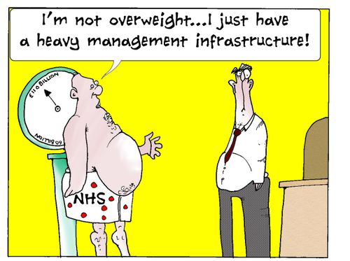 I'm not overweight , I just have a heavy management infrastructure.