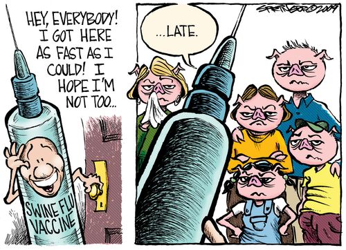 Swine Flu Vaccine Too Late.