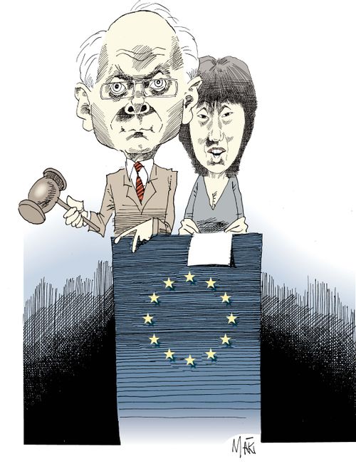 Herman Van Rompuy & Catherine Ashton.