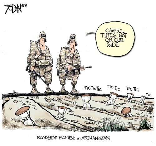 Roadside Bombs in Afghanistan.
