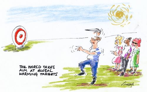 "The world takes aim at global warming targets."