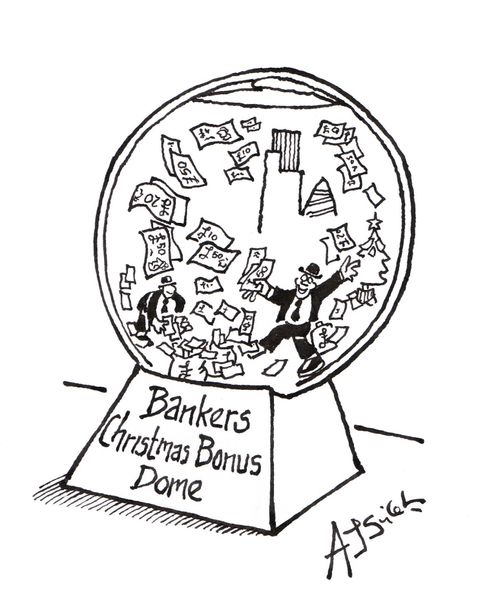 Bankers Christmas Bonus Dome.