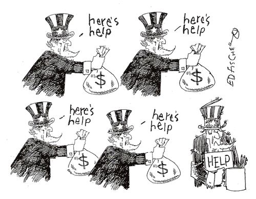 "Here's help..."