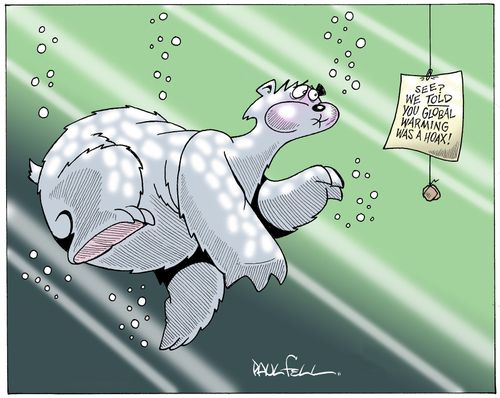See? We told you global warming was a hoax.