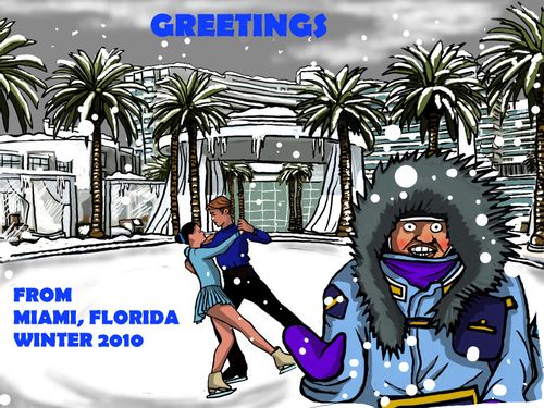 Greetings from Miami, Florida.