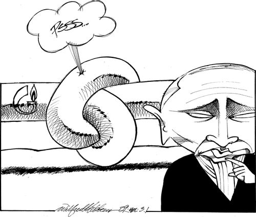 Vladimir Putin's gas trouble.