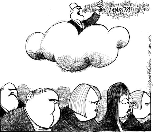 The democrat and the people.