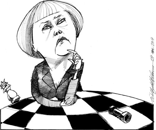 Angela Merkel.