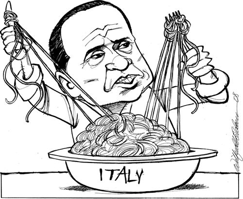 Spaghetti Berlusconese.