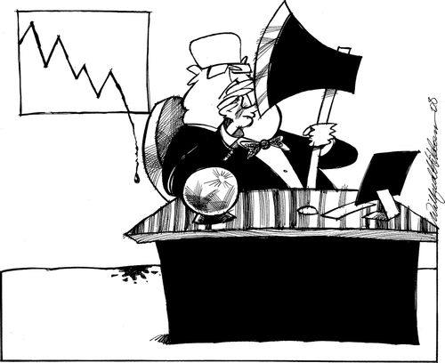 An executive prepares to cut jobs.
