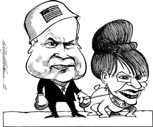 McCain and his pitbull.