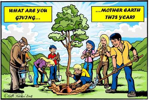 What are you giving Mother Earth this year?