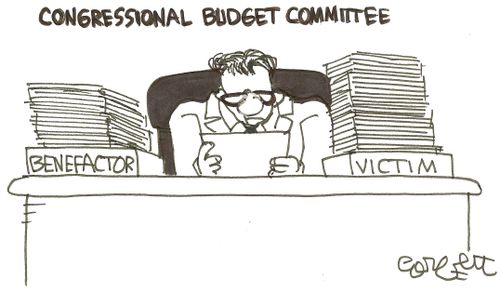 Congressional Budget Committee: Benefactor...Victim