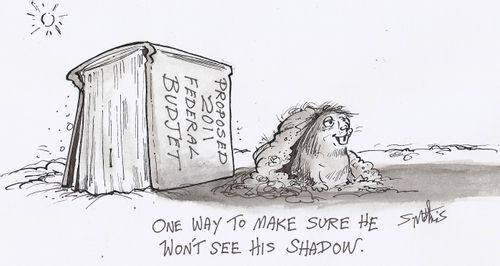 How to make sure he won't see his shadow.