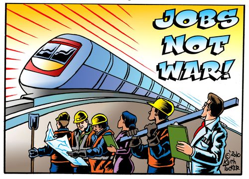 Jobs not war!