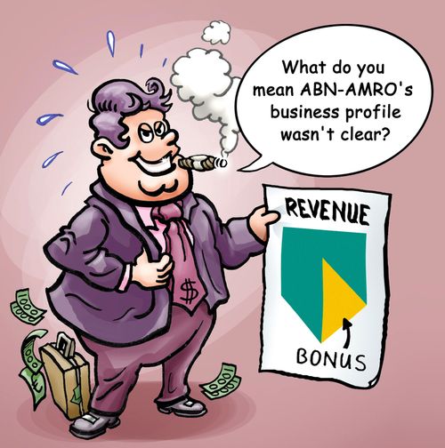 Bank's business profile...