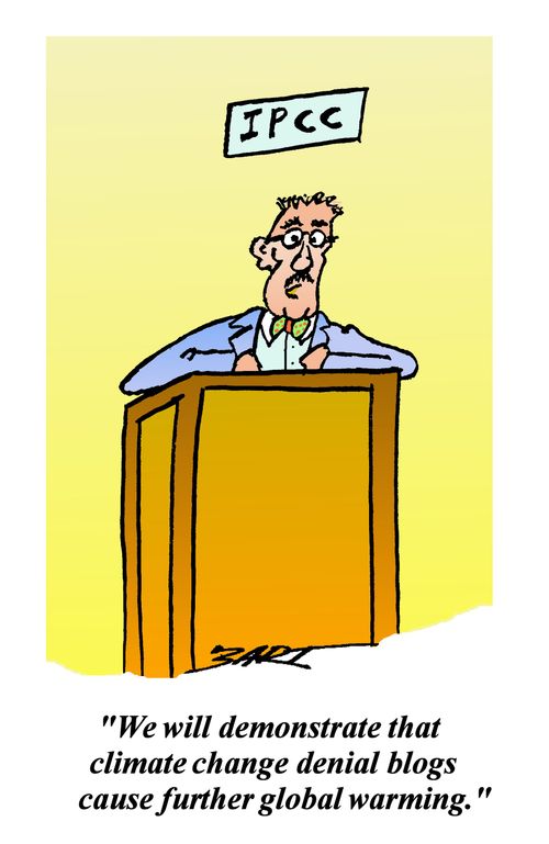 "We will demonstrate that climate change denial blogs cause further global warming."