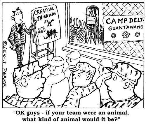 "OK guys, if your team were an animal, what kind of animal would it be?"