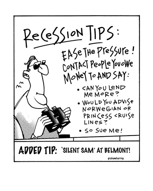 Recession tips & gambling