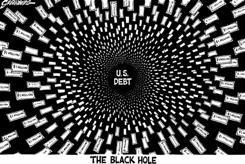 Debt black hole.
