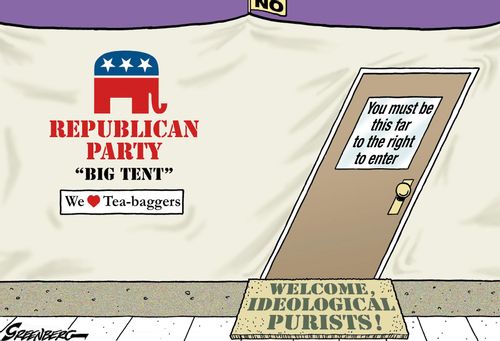 GOP tent door