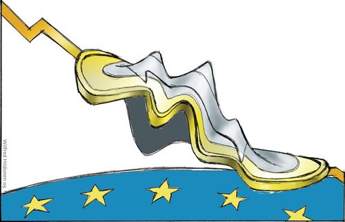 The Euro in trouble.