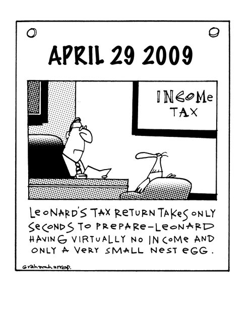 Leonard's tax return.