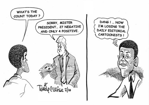 Obama: "I'm losing the daily editorial cartoonists!"