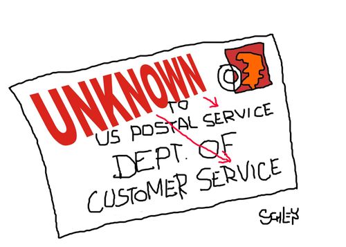 US Postal - Service unknown.