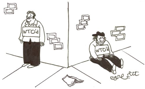 WTO'd (white and blue collar).
