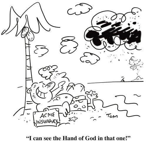 'I can see the Hand of God in that one!'