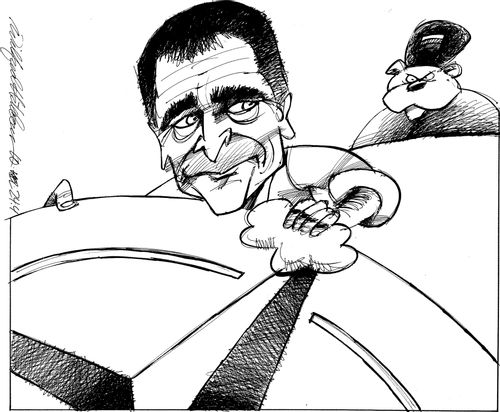 Anders Fogh Rasmussen shines up NATO but the Russian bear doesn't like shields at all!