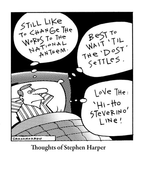 Thoughts of Stephen Harper...