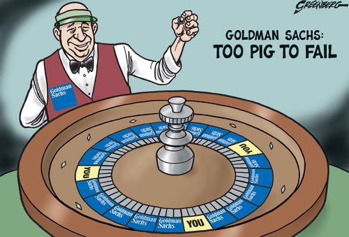 Goldman Sachs roulette.