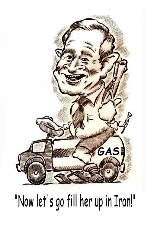 "Now let's go fill her up in Iran!"