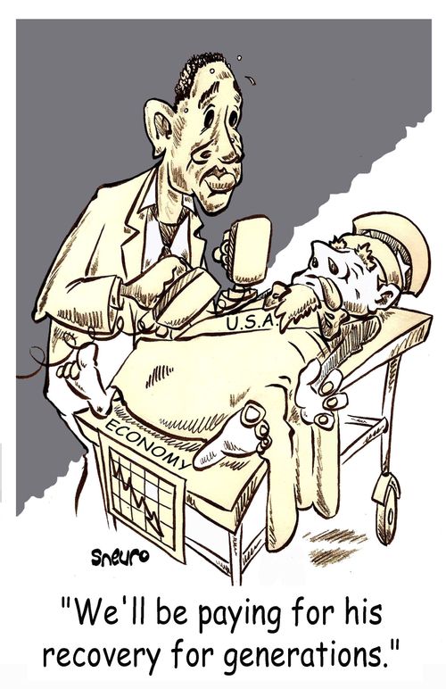 We'll be paying for his recovery for generations.