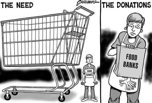 Food Banks - The Need/The Donation.