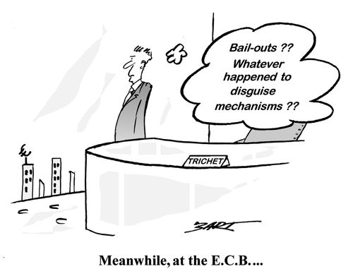 Meanwhile, at the E.C.B. ...