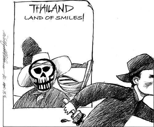 Thailand - the smile has changed...