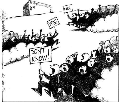 The idea of democracy in some former East Bloc-countries...