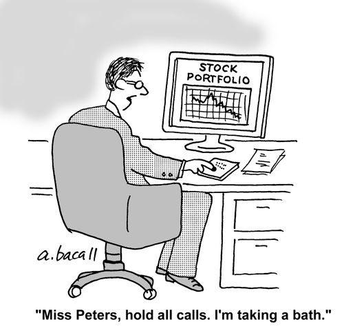"Hold all calls, I'm taking a bath."