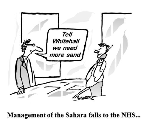 Management of the Sahara falls to the NHS...
