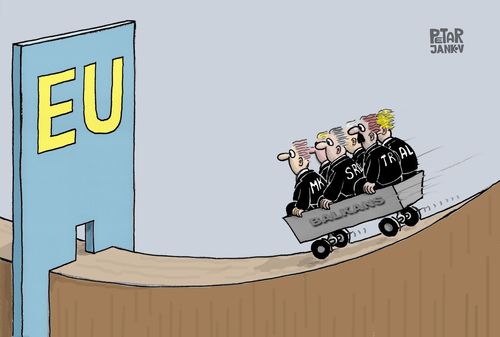 Balkans enter the EU.