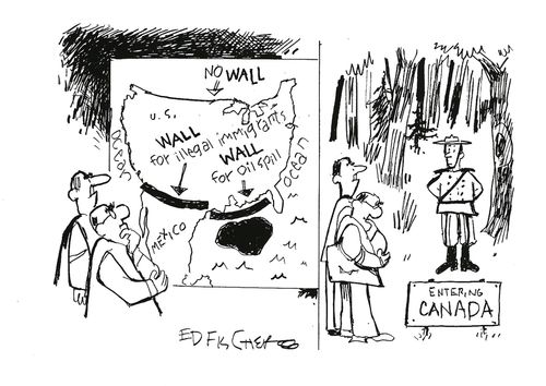 Border walls...