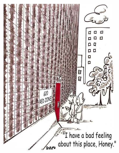Toronto G20 Red Zone Fences: I have a bad feeling about this place, Honey.