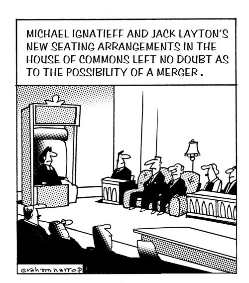 Layton and Ignatieff: the merger.