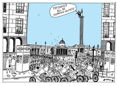 'You should all be wearing helmets'