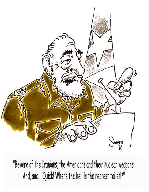 Fidel Castro at 84: Where the hell is the nearest toilet!?