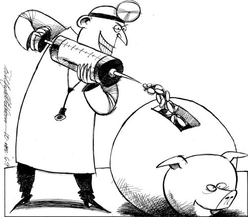 The Swine Flu Piggy